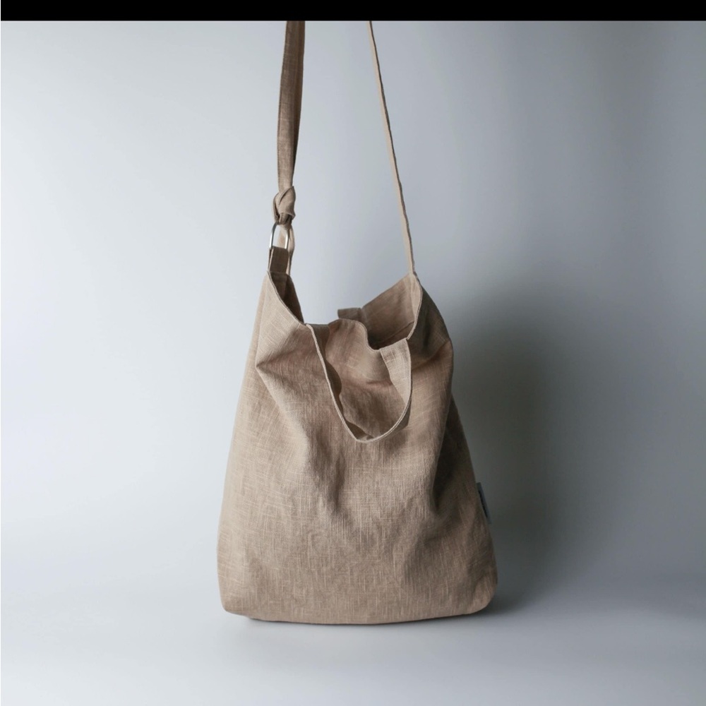 NWT Urban French Natural linen Hobo Crossbody